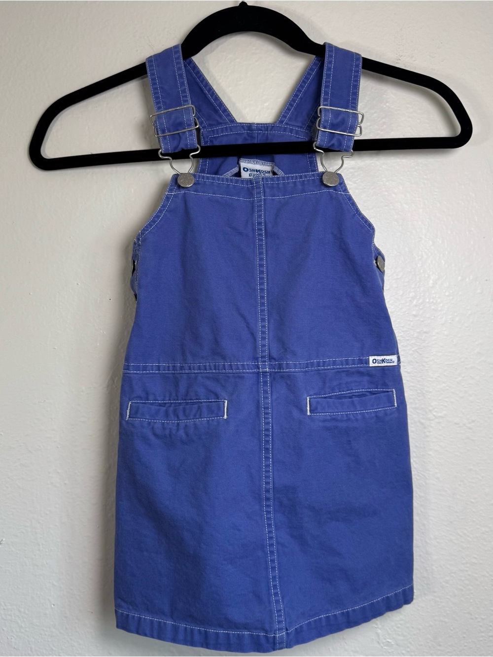 Vintage Oshkosh B Gosh Jumper Dress Size 5 Blue